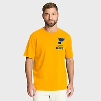 T-shirt Fanatics Gold pour homme des Blues de Saint-Louis Crash The Net Legacy