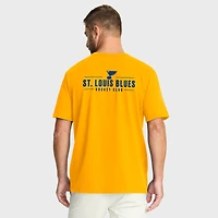 Men's Fanatics  Gold St. Louis Blues Crash The Net Legacy T-Shirt