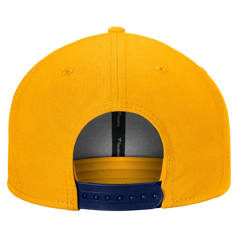 Casquette réglable fondamentale Fanatics Gold St. Louis Blues pour hommes
