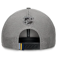 Men's Fanatics Gray St. Louis Blues Authentic Pro Home Ice Trucker Adjustable Hat