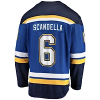 Men's Fanatics Marco Scandella Blue St. Louis Blues Home Premier Breakaway Player Jersey