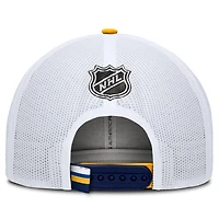Casquette de camionneur authentique Pro Rink des Blues de St. Louis pour hommes Fanatics bleu marine/blanc