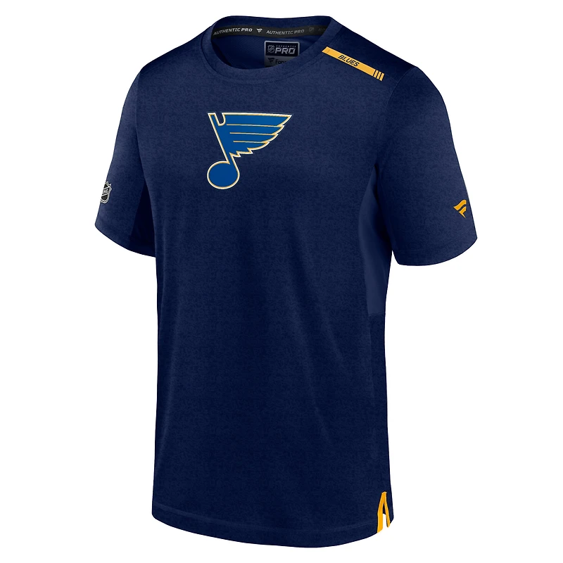 T-shirt Fanatics Navy St. Louis Blues Authentic Pro Performance pour hommes
