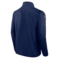 Veste polaire zippée intégrale Fanatics Navy Authentic Pro Rink des Blues de Saint-Louis pour homme