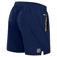 Short de performance authentique Pro Rink bleu marine pour homme des Blues Saint-Louis