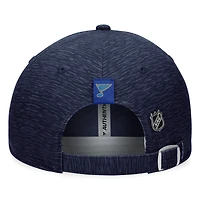 Men's Fanatics  Navy St. Louis Blues Authentic Pro Road Adjustable Hat