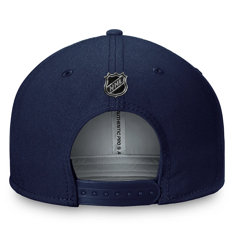 Men's Fanatics Navy St. Louis Blues Authentic Pro Training Camp Snapback Hat