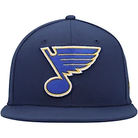 Men's Fanatics Navy St. Louis Blues Core Primary Logo Fitted Hat