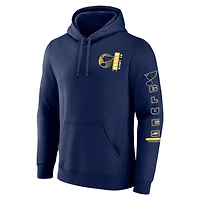 Sweat à capuche Fanatics Navy St. Louis Blues Revolution pour hommes