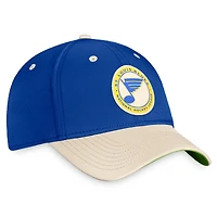 Casquette rétro flexible True Classics Royal/Kaki St. Louis Blues Fanatics pour hommes