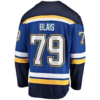 Maillot Fanatics Sammy Blais pour hommes, bleu, St. Louis Blues Home Breakaway