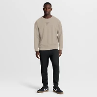 Men's Fanatics Tan St. Louis Blues Authentic Pro Road Tri-Blend Sweatshirt