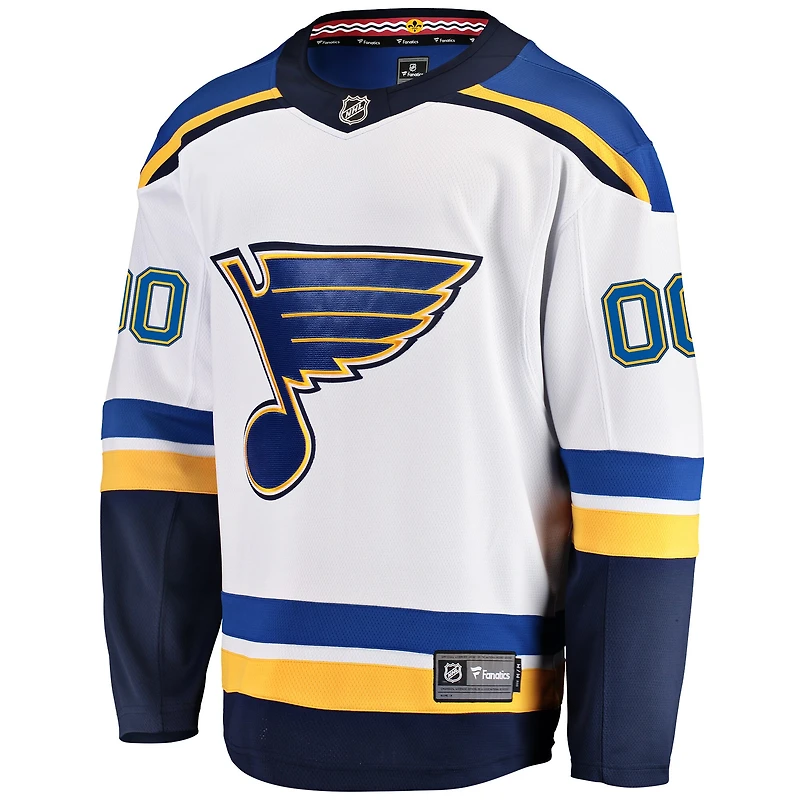 Hommes fanatiques de marque White St.Louis Blues Breakaway - Maillot personnalisé