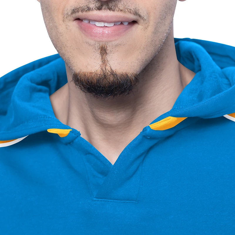 Men's G-III Sports by Carl Banks Blue St. Louis Blues Adaptive Wear Lord Stanley Hooded Long Sleeve Sweatshirt