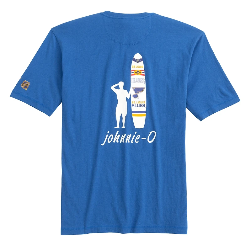 T-shirt Spencer chiné Royal St. Louis Blues pour homme de Johnnie-O