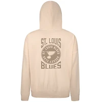 Sweat à capuche imprimé St. Louis Blues Contact Stamp pour homme de Levelwear Cream