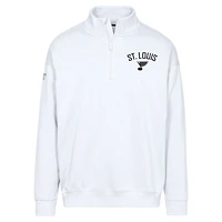 Men's Levelwear  White St. Louis Blues Murray City Capsule Quarter-Zip Sweatshirt