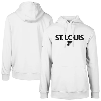 Sweat à capuche blanc St. Louis Blues Podium City Capsule pour homme de Levelwear