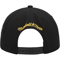 Men's Mitchell & Ness Black St. Louis Blues Core Team Script 2.0 Snapback Hat
