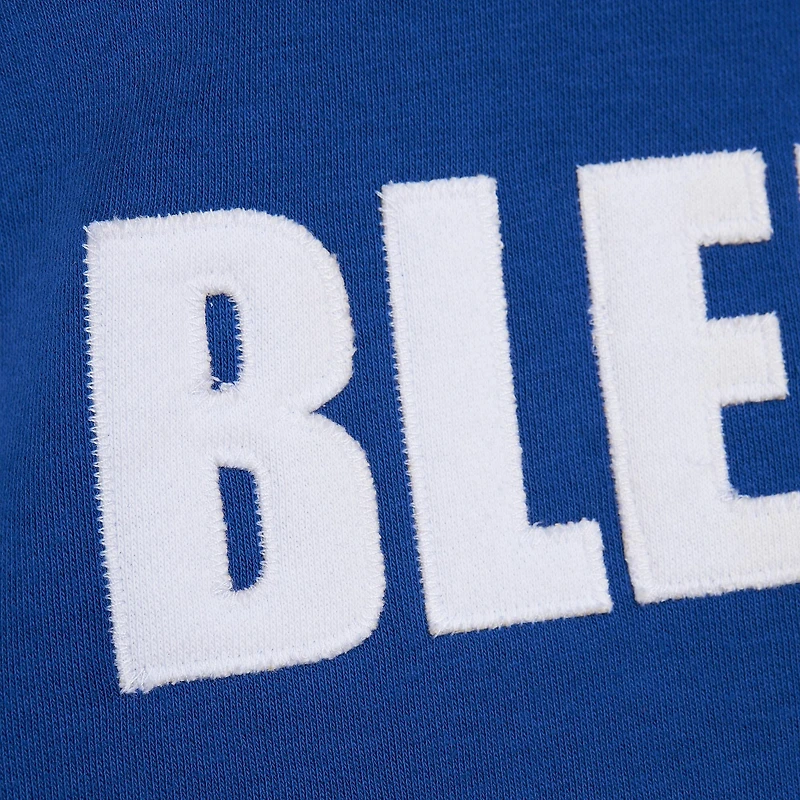 Men's Mitchell & Ness Blue St. Louis Blues Head Coach Slogan Pullover Hoodie