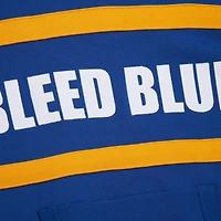Men's Mitchell & Ness Blue St. Louis Blues Head Coach Slogan Pullover Hoodie