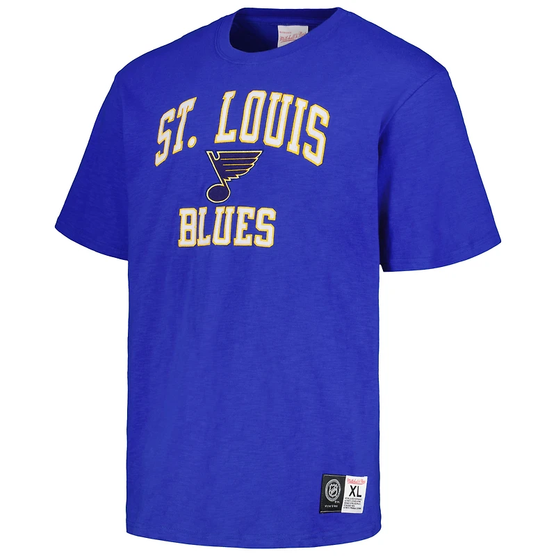 Men's Mitchell & Ness Blue St. Louis Blues Legendary Slub T-Shirt