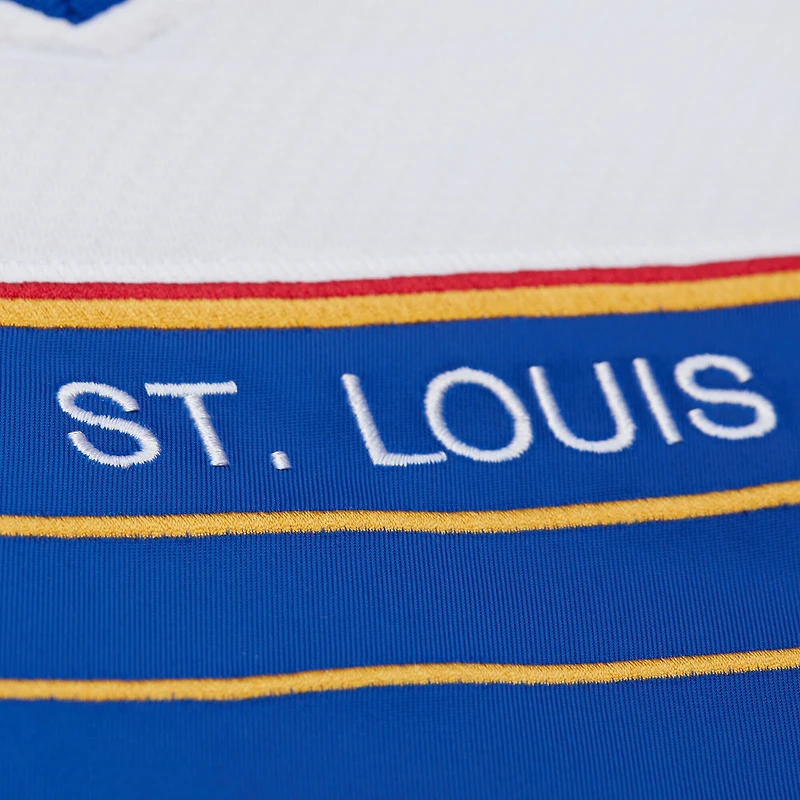 Men's Mitchell & Ness Brett Hull White St. Louis Blues 1990-91 Power Play Jersey