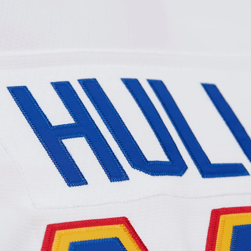 Men's Mitchell & Ness Brett Hull White St. Louis Blues 1990-91 Power Play Jersey