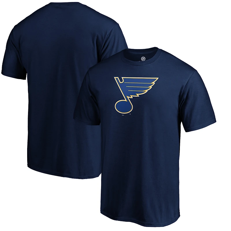 Men's Navy St. Louis Blues Primary Logo T-Shirt