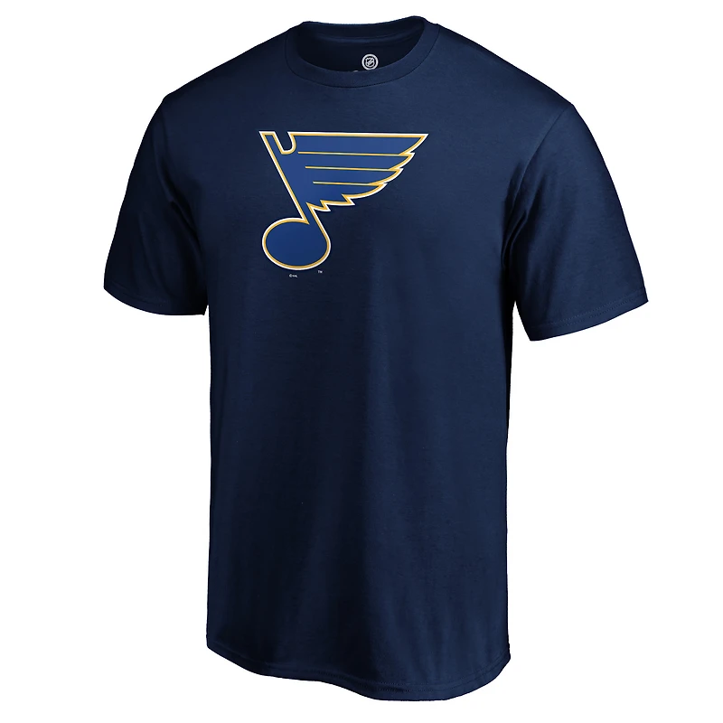 Men's Navy St. Louis Blues Primary Logo T-Shirt