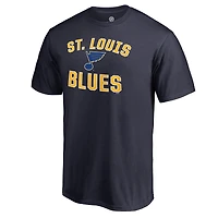 Men's  Navy St. Louis Blues Victory Arch T-Shirt