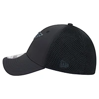 Men's New Era  Black St. Louis Blues Blackout 39THIRTY Flex Fit Hat
