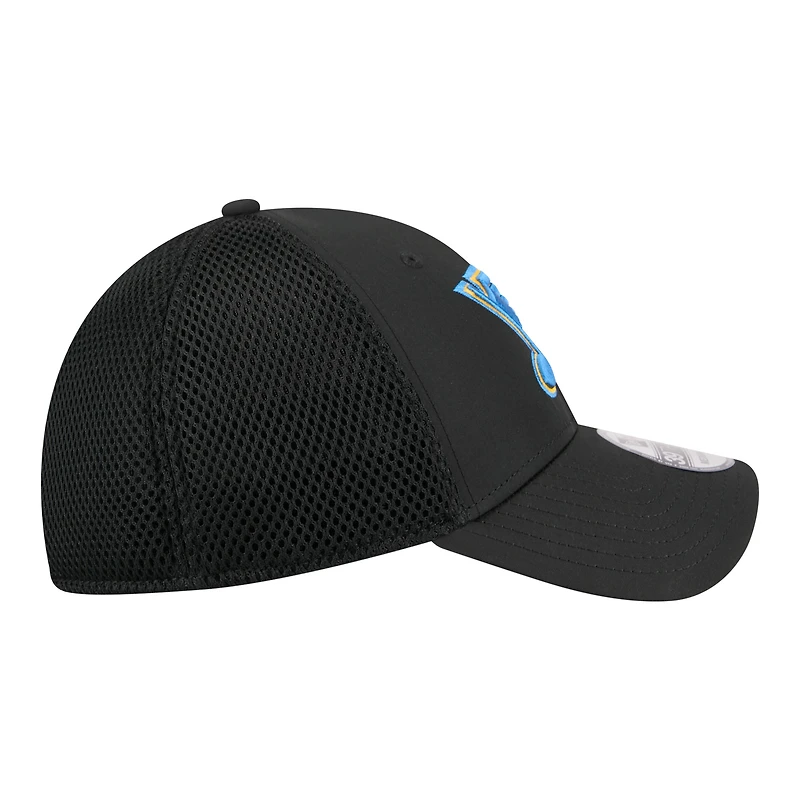 Men's New Era Black St. Louis Blues Logo 39THIRTY Flex Hat