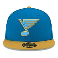 Men's New Era  Blue St. Louis Blues Core Logo Two-Tone 59FIFTY Fitted Hat