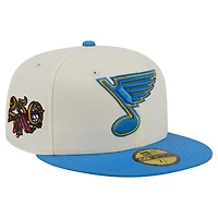 Casquette ajustée New Era crème pour homme St. Louis Blues America's 250th Two-Tone 59FIFTY
