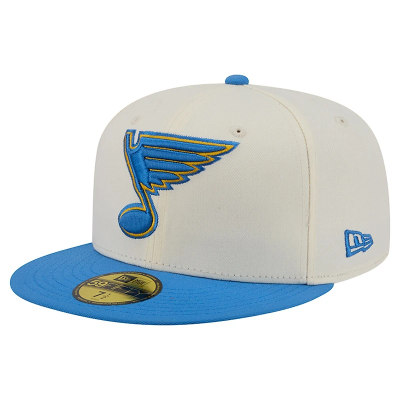 Men's New Era Cream St. Louis Blues America's 250th Two-Tone 59FIFTY Fitted Hat
