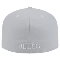 Casquette ajustée A-Frame 59FIFTY pour homme New Era avec coloris St. Louis Blues gris