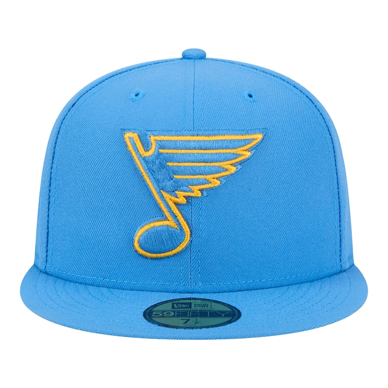 Men's New Era Light Blue St. Louis Blues Core 59FIFTY Fitted Hat