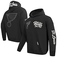 Sweat à capuche noir Pro Standard St. Louis Blues Paint the City pour homme