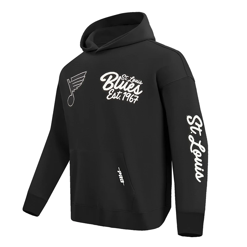 Sweat à capuche noir Pro Standard St. Louis Blues Paint the City pour homme