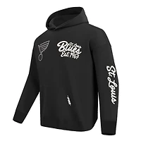 Sweat à capuche noir Pro Standard St. Louis Blues Paint the City pour homme