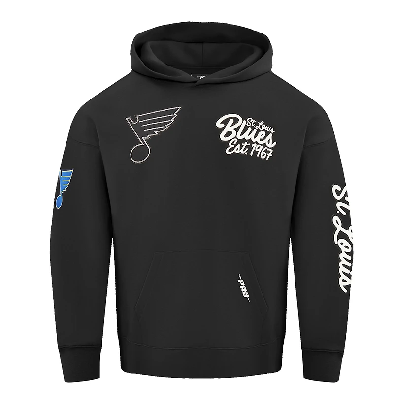 Sweat à capuche noir Pro Standard St. Louis Blues Paint the City pour homme