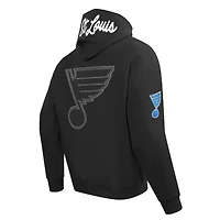 Sweat à capuche noir Pro Standard St. Louis Blues Paint the City pour homme