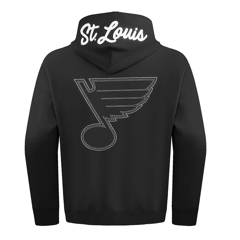Sweat à capuche noir Pro Standard St. Louis Blues Paint the City pour homme
