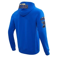 Men's Pro Standard Blue St. Louis Blues Classic Chenille Full-Zip Hoodie Jacket