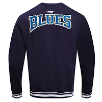 Men's Pro Standard Navy St. Louis Blues Crest Emblem Pullover Sweatshirt