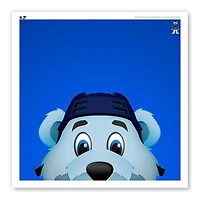 St. Louis Blues 12" x 12" Louie Poster Print
