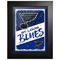 St. Louis Blues - 12'' x 16'' Classic Print Framed Art