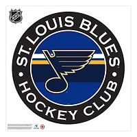 St. Louis Blues - 36'' x 36'' Team Repositional Stripe Design Vinyl Wall Decal