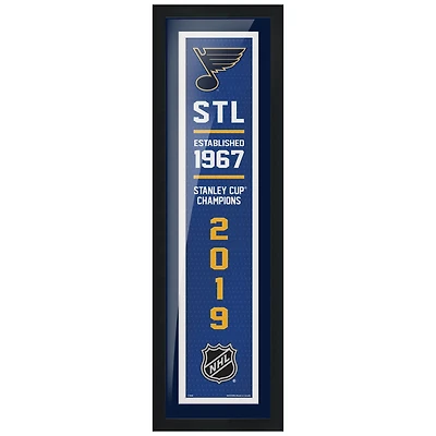 St. Louis Blues - Enseigne Empire 6'' x 22''